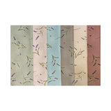 2402 , 6 Print Fabric Set, Check & Flower