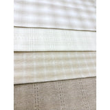 2505, 4 Natural Plaid Fabric Set