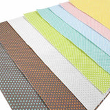 2507, 8 Small Polka Dot Color Palette Fabric Set