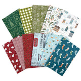 2507, 11 Happy Winter Fabric Set (with English instruction)