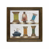 2601, 10 Natural Check Color Collection Fabric Set (with Free English Instruction)