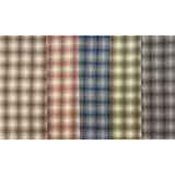 2601, 5 Japanese Pre-dyed Plaid Woven Fabric Set (with Free English instruction)