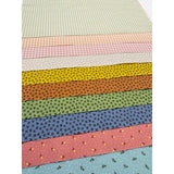 2602, 10 Retro Garden Collection Fabric Set