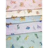 2603, 5 Bunny & Dinosaur's Gentle Time Fabric Set