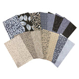 2604, 15 Monotone Harmony Fabric Set (with English instruction)
