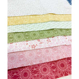 2605, 11 Flower Palette Fabric Set ( WITH English instruction )