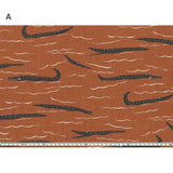 Yoko Saito, Original Print Fabric, 10627, Linen (20%), Price per 0.1m, Minimum order is 0.3m~ | Fabric