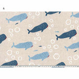 Yoko Saito Original Print [10729], 20% linen, Price per 0.1m, Minimum order is 0.3m~ | Fabric, Sold by cutting to desired length