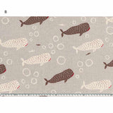 Yoko Saito Original Print [10729], 20% linen, Price per 0.1m, Minimum order is 0.3m~ | Fabric, Sold by cutting to desired length