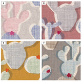 Yoko Saito Original Print [10730], 20% linen, Price per 0.1m, Minimum order is 0.3m~ | Fabric, Sold by cutting to desired length