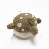 Clover, Wool Felt Pincushion, Pufferfish