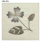 Scandinavian-style Flower Pattern (15 different designs sold individually), 300 yen each