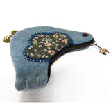 Happy Blue Bird Pouch