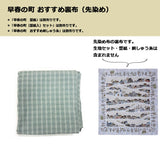 Pre-dyed Woven Fabric Set for Backing and Binding in "Early Spring Town"