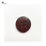 Wood Button, 4 holes