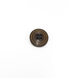 Wood Button with 4 holes, Stitch Pattern, Small