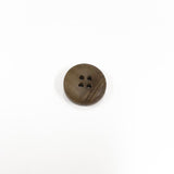 Wood Button with 4 holes, Stitch Pattern, Small