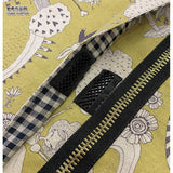 Tape with Zipper Pattern, 2.5cm width, Price is per 0.1m