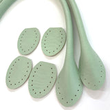 INAZUMA, Pastel Synthetic Leather Handle, Neutral Color, Large 40cm ( YAH-40 )