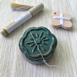[ Cohana ] Awaji Kawara Magnetic Needle Rest with Needle Polisher