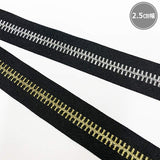 Tape with Zipper Pattern, 2.5cm width, Price is per 0.1m