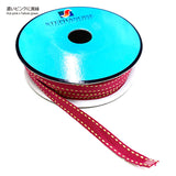 Ribbon Tape with Dotted Lines, 1cm width, Price per is 0.1m