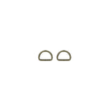 D-Shaped Buckle, 2cm, 2 pieces / set