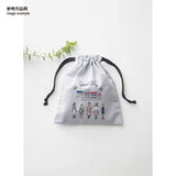 COSMO, Mini Drawstring Pouch for "100 Girls Style Book, Fashionable Dress-up"