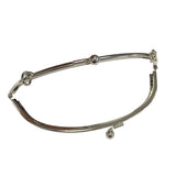 [ 65%OFF / SALE ] Metal Clasp with Metal Ball, Sew-on type, 15.5cm width, silver