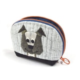 Pouch with Lovely Dog Mocha