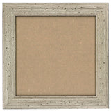 QuiltParty Original Blue Gray Wood Frame with Worm-eaten Holes ( 18cm inner diameter, not include a glass ) (with Japanese instruction)