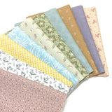 Quilt Party Selection, 10 USA Mini Cut Print Fabric Set