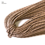 Wrinkled Waxed Cord, Thin, 2mm diameter