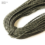 Wrinkled Waxed Cord, Thin, 2mm diameter