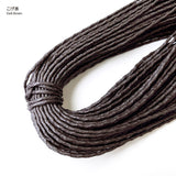Wrinkled Waxed Cord, Thin, 2mm diameter
