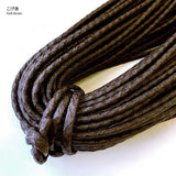 Wrinkled Waxed Cord, Thick, 0.4cm diameter