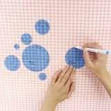 Clover, Circle Template, 7 different sizes / set