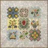Pattern Set for Baltimore Applique Tapestry with Triangle Lattice
