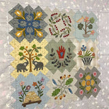 Pattern Set for Baltimore Applique Tapestry with Triangle Lattice