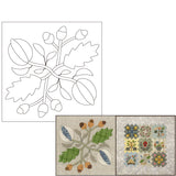 Pattern Set for Baltimore Applique Tapestry with Triangle Lattice