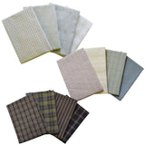 4 Pre-dyed Woven Fabic Set