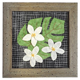 QuiltParty Original Blue Gray Wood Frame with Worm-eaten Holes ( 18cm inner diameter, not include a glass ) (with Japanese instruction)